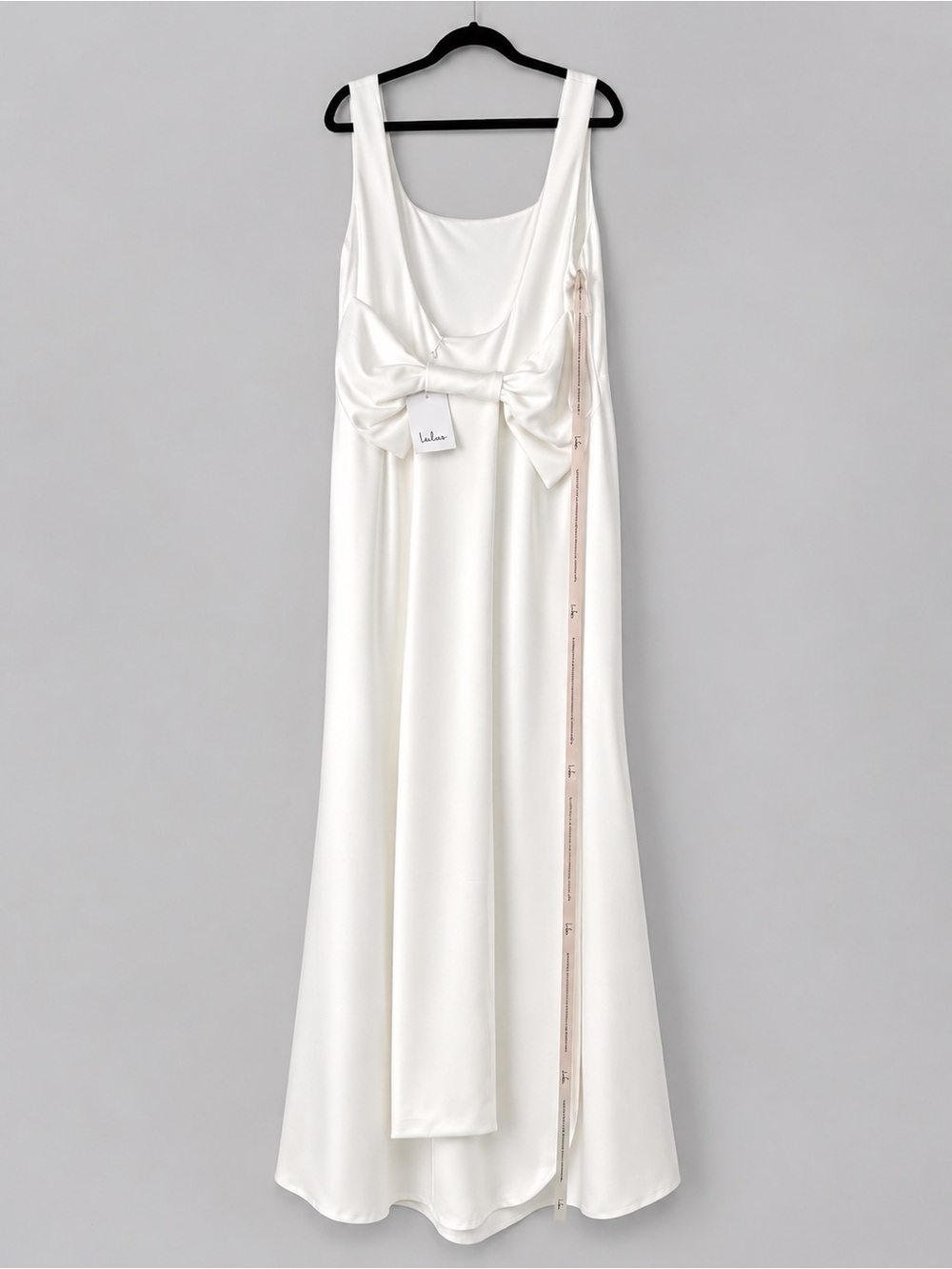 Lulus 💍 Loving Fate White Bow Square Neck Backless Maxi Dress - Picture 7 of 16